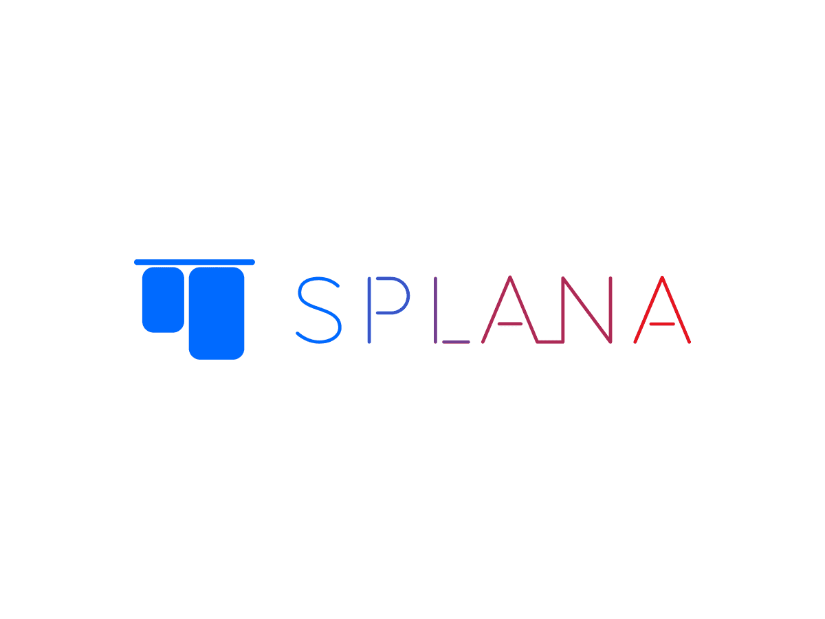 The Splana logo features a stylized, modern design with a bold, sleek font. The logo consists of the word 'Splana' in capital letters, where the 'S' is formed with a unique and fluid shape, representing growth and progress. The color scheme includes vibrant shades of blue and green, evoking a sense of trust, professionalism, and vitality. The logo represents the dynamic and innovative approach of Splana, a leading provider of NDIS business coaching and consulting services.